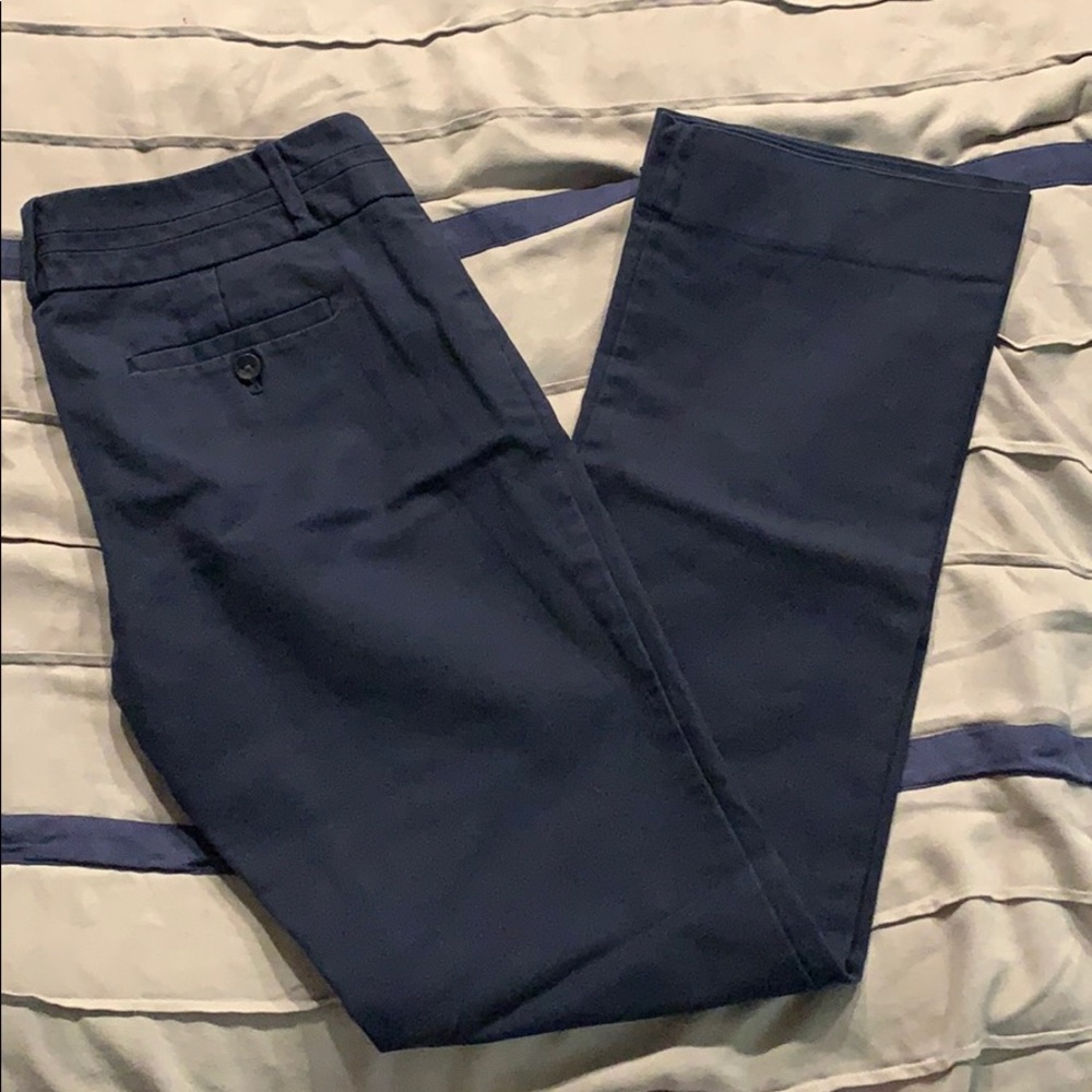 The Limited Drew Fit New SZ 8 navy dress pants